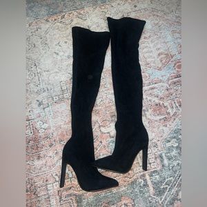 FASHION NOVA - Black over the knee boots!